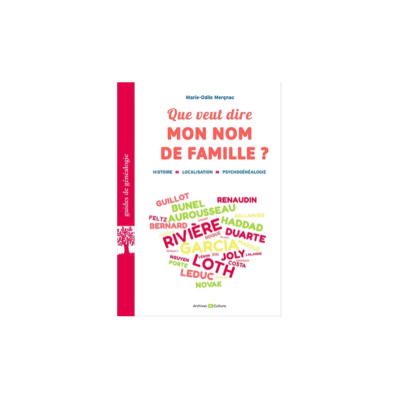 Que veut dire mon nom de famille Que veut dire mon nom de famille