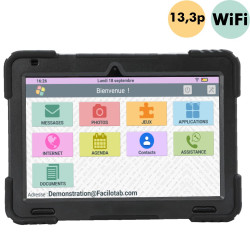 Facilotab XXL - WiFi - 128 GB - Android 13 - Very large screen - Reinforced shell - Simplified tablet for Seniors