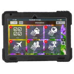 Facilotab XXL - WiFi - 128 GB - Android 13 - Pantalla muy grande - Carcasa reforzada - Tablet simplificada para Mayores