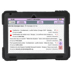 Facilotab XXL - WiFi - 128 GB - Android 13 - Pantalla muy grande - Carcasa reforzada - Tablet simplificada para Mayores