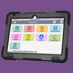 Facilotab XXL - WiFi - 128 GB - Android 13 - Pantalla muy grande - Carcasa reforzada - Tablet simplificada para Mayores