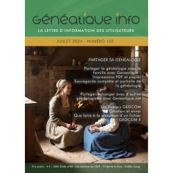 Généatique Info n° 102 en téléchargement - Juin 2024