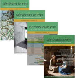 Lot de 4 Généatique Info par courrier (99 à 102)