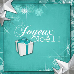 Mini-kit « Noël turquoise-chocolat»