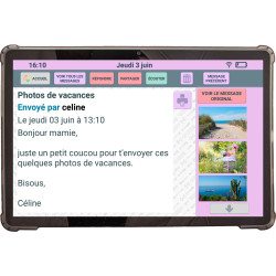 Facilotab Classic - WiFi - 128GB - Android 14 - Simplified Tablet for Seniors