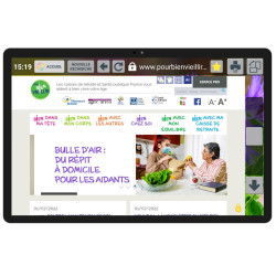 Facilotab Classic - WiFi - 128 GB - Android 14 - Tableta simplificada para personas mayores