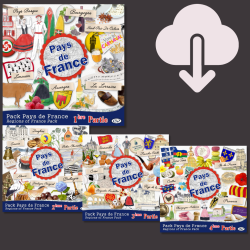 Lot 4 packs Pays de France