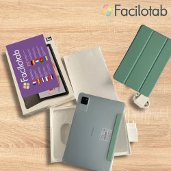 Facilotab Classic - WiFi - 128 GB - Android 14 - Tableta simplificada para personas mayores