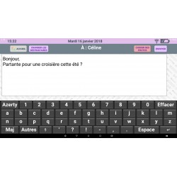Tablette simplifiée Facilotab L Galaxy - 10,5 p - WiFi/4G - 32 Go - Android 14 - Marque SAMSUNG - Interface seniors