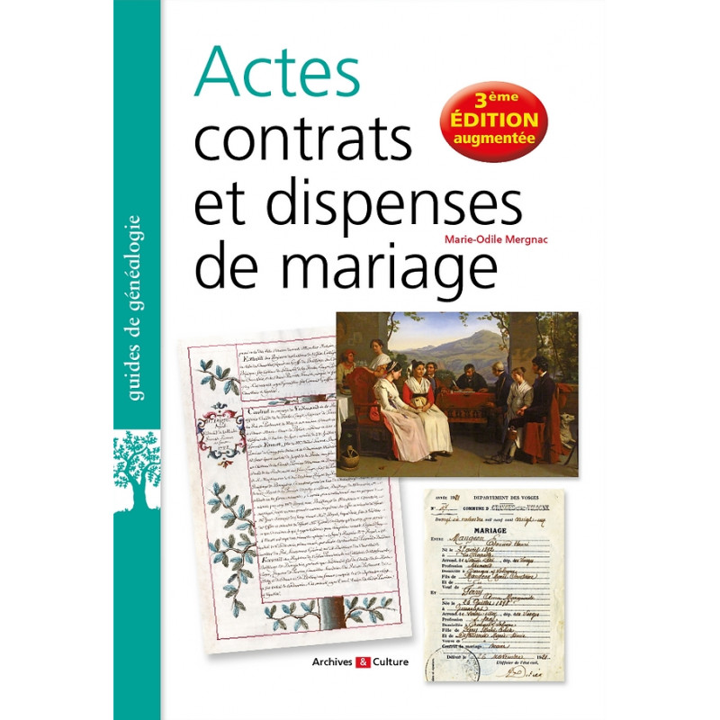 copy of Actes, contrats et dispenses de mariage - 2ème édition copy of Actes, contrats et dispenses de mariage - 2ème édition