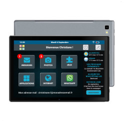 copy of Facilotab L Rubis - WiFi / 4G - 64 GB - Android 10 - Simplified tablet for Seniors