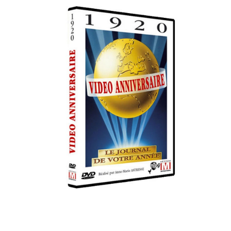 DVD Vidéo anniversaire 1920 DVD Vidéo anniversaire 1920