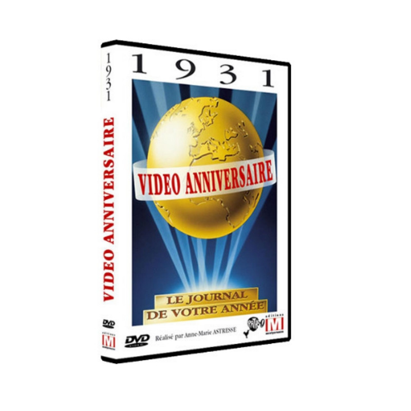 DVD Vidéo anniversaire 1931 DVD Vidéo anniversaire 1931