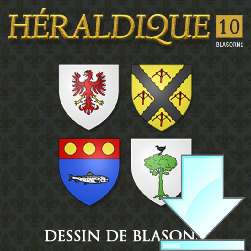 Héraldique 10 en téléchargement - Logiciel pour dessiner vos blasons Héraldique 10 en téléchargement - Logiciel pour dessiner vos blasons