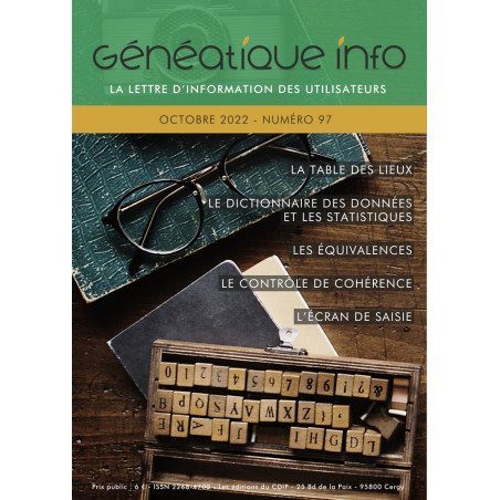 Généatique Info n° 97 en téléchargement - Octobre 2022