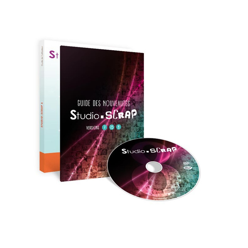 DVD + Guides utilisateur Studio-Scrap 8 DVD + Guides utilisateur Studio-Scrap 8