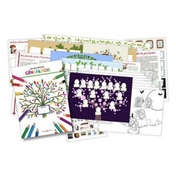 Pack Ma pochette de généalogie + Mon arbre généalogique relié