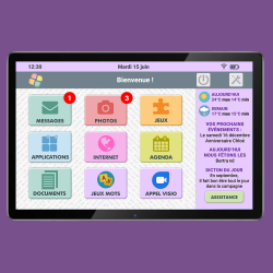 Facilotab L Rubis 2023 - WiFi/4G - 64 Go - Android 11 - Etui - Occasion - Très bon état