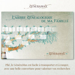 Kit GénéraMax avec Étiquettes - arbre généalogique vierge
