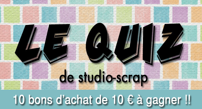 Quiz de Studio-Scrap 2016