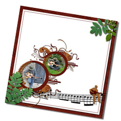 Kit digital de scrapbooking En avant la musique