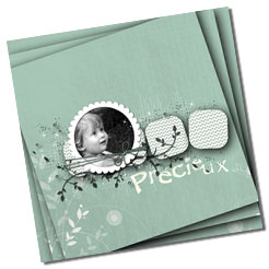 Kit digital de scrapbooking Instants précieux