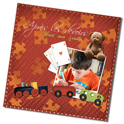 Kit digital de scrapbooking Mon Coffre à jouets