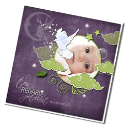 Kit digital de scrapbooking Un monde féerique