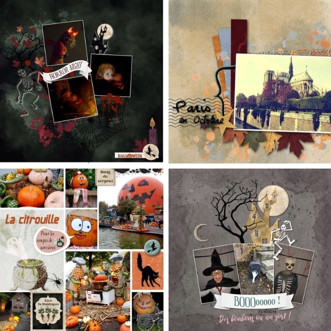 kit nuit d'halloween les compos digiscrap