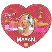 Page de scrapbooking fêtes des mères