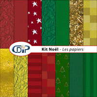 Kit Noël de scrapbooking