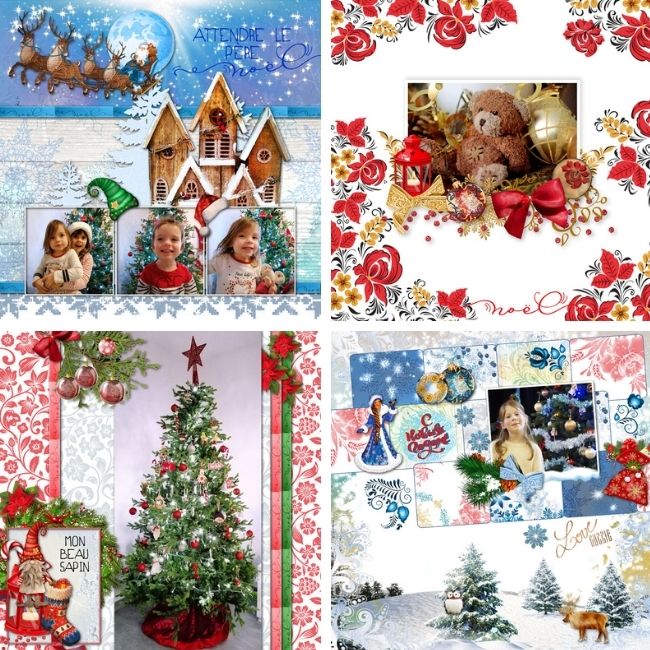 kit Noël russe les compos digiscrap