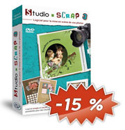 Pour Noël, -15 % sur Studio-Scrap 3, profitez-en pour offrir Studio-Scrap 3 !