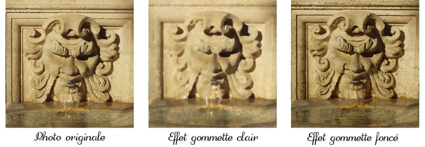 Effet gommette