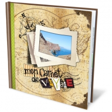 mon livre de voyage façon scrapbooking