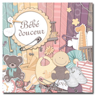 Kit scrapbooking Bébé douceur