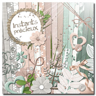 Kit scrapbooking digital Instants précieux