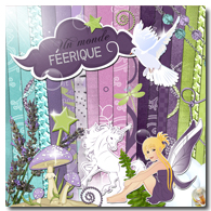 scrapbooking Kit Un monde férique