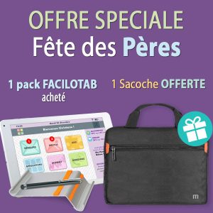 offre fete des peres, une sacoche offerte