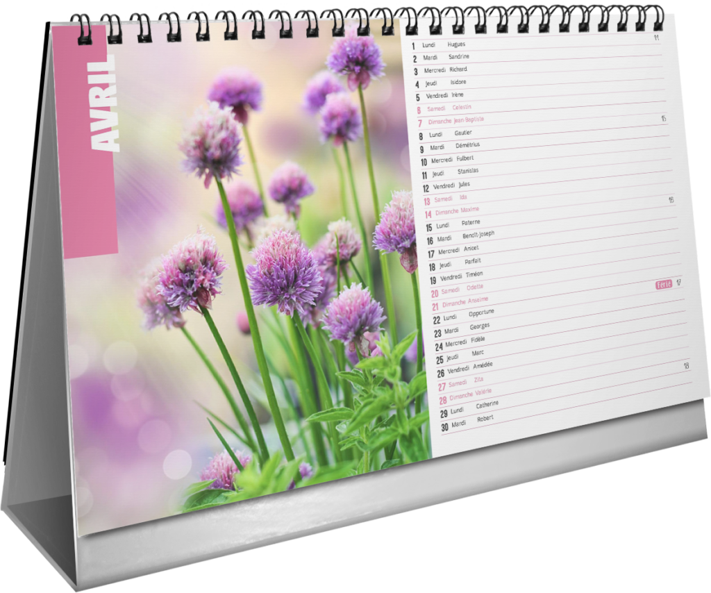 Calendrier florale