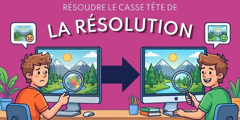 Comment résoudre le casse tête de la résolution d'image