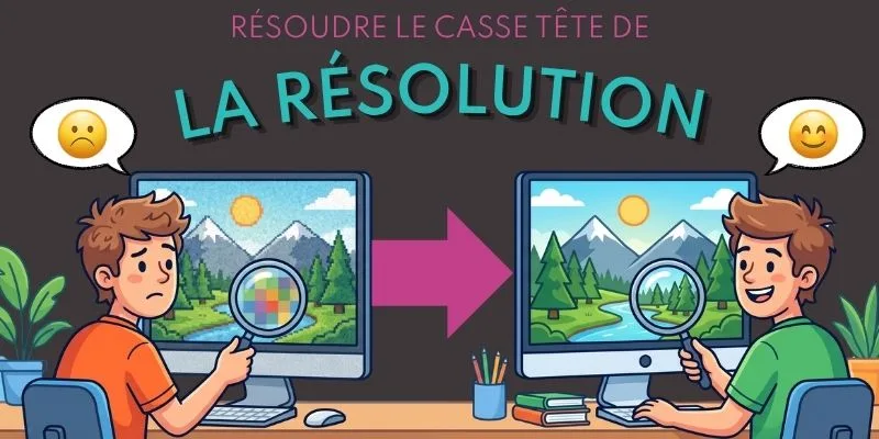 Comment résoudre le casse tête de la résolution d'image