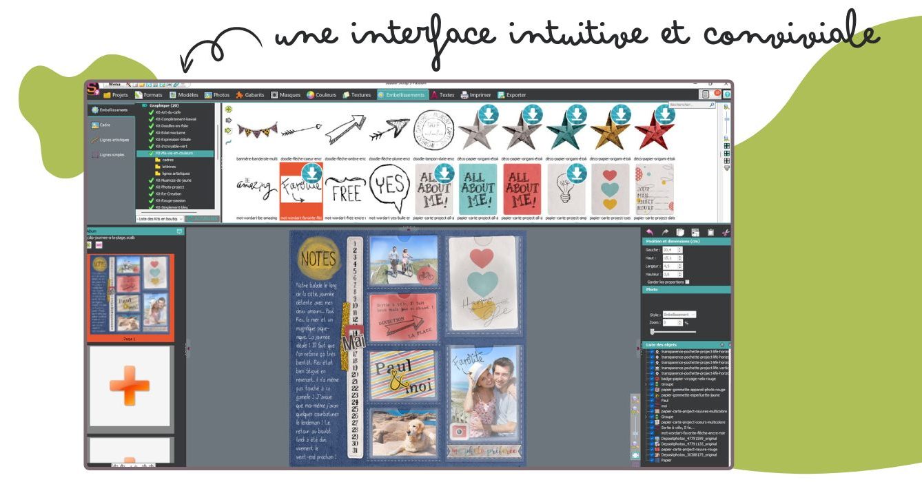 Une interface conviviale