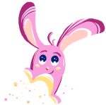 lapin-rose