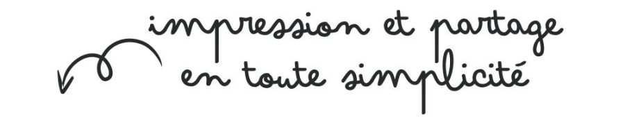 Impression et partage
